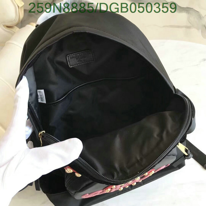 D&G Bag-(Mirror)-Backpack-,Code: DGB050359,$: 259USD