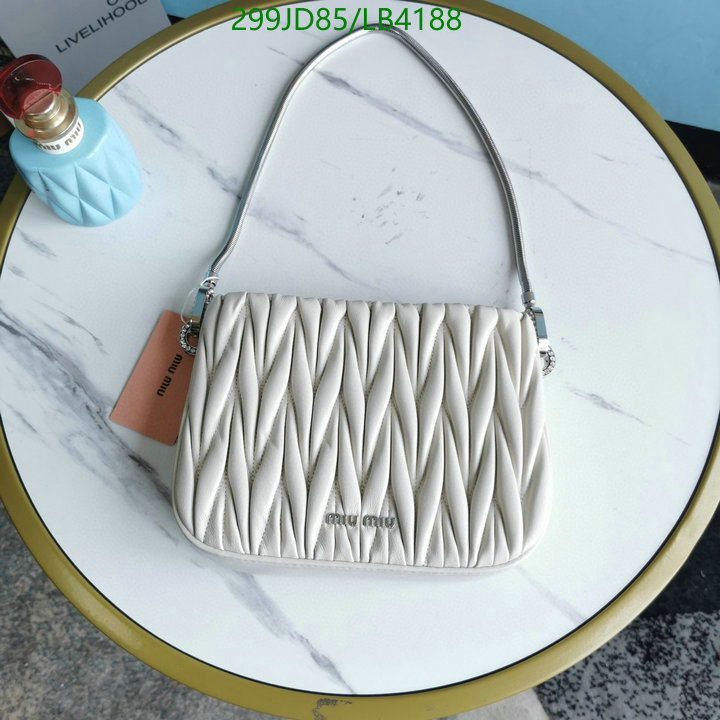 Miu Miu Bag-(Mirror)-Diagonal-,Code: LB4188,$: 299USD