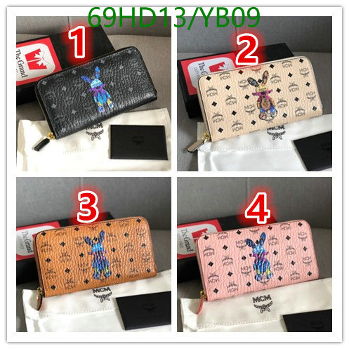 MCM Bag-(Mirror)-Wallet-,Code: YB09,$: 69USD