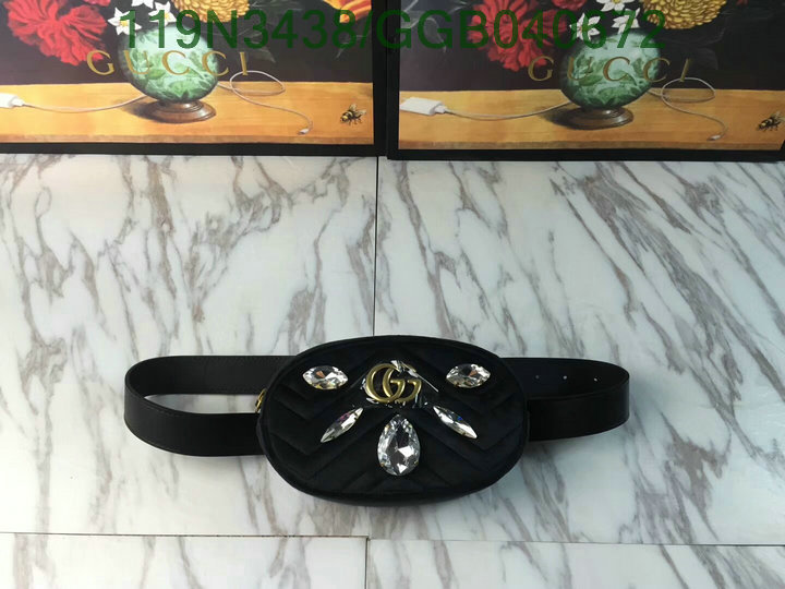 Gucci Bag-(Mirror)-Belt Bag-Chest Bag--,Code:GGB040672,$: 119USD