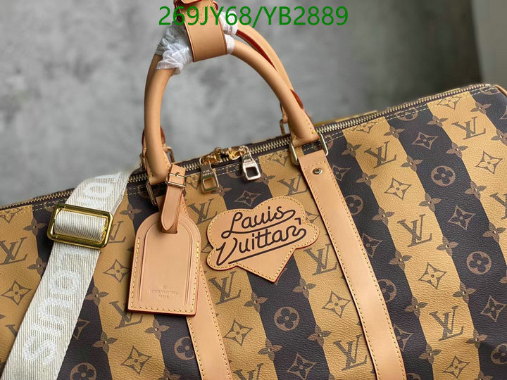 LV Bags-(Mirror)-Keepall BandouliRe 45-50-,Code: YB2889,$: 269USD