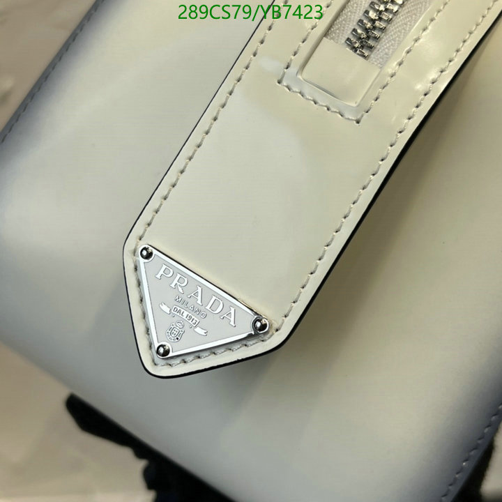 Prada Bag-(Mirror)-Handbag-,Code: YB7423,$: 289USD