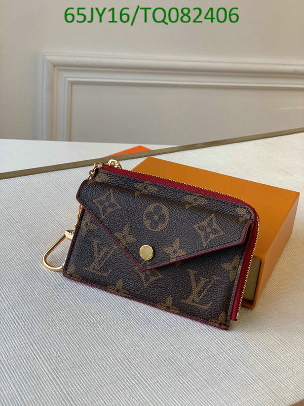 LV Bags-(Mirror)-Wallet-,Code: TQ082406,$: 65USD