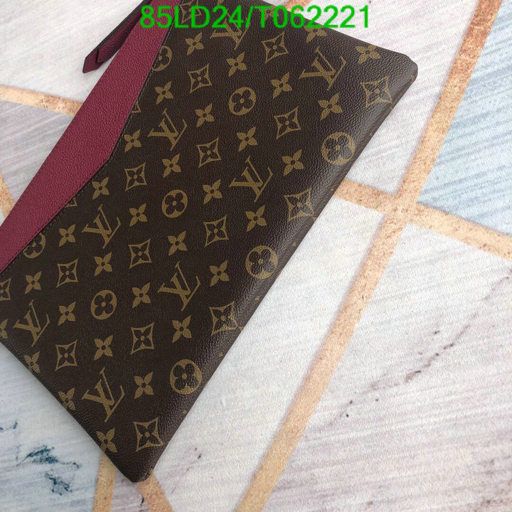 LV Bags-(Mirror)-Wallet-,Code: T062221,$: 85USD