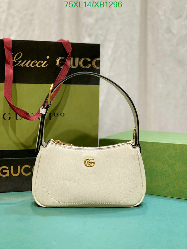 Gucci Bag-(4A)-Handbag-,Code: XB1296,$: 75USD