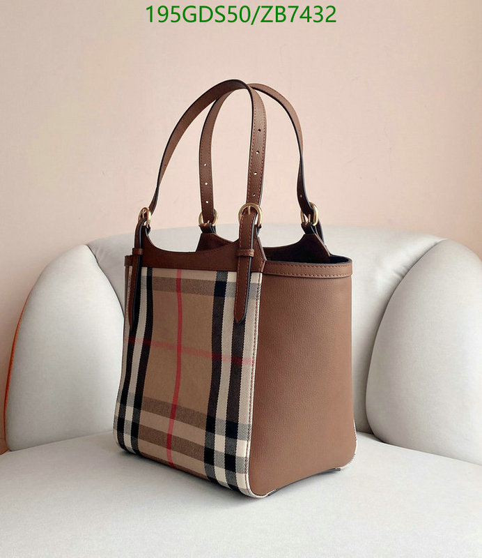 Burberry Bag-(Mirror)-Handbag-,Code: ZB7432,$: 195USD