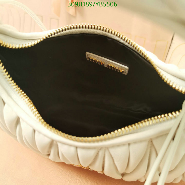 Miu Miu Bag-(Mirror)-Handbag-,Code: YB5506,$: 309USD