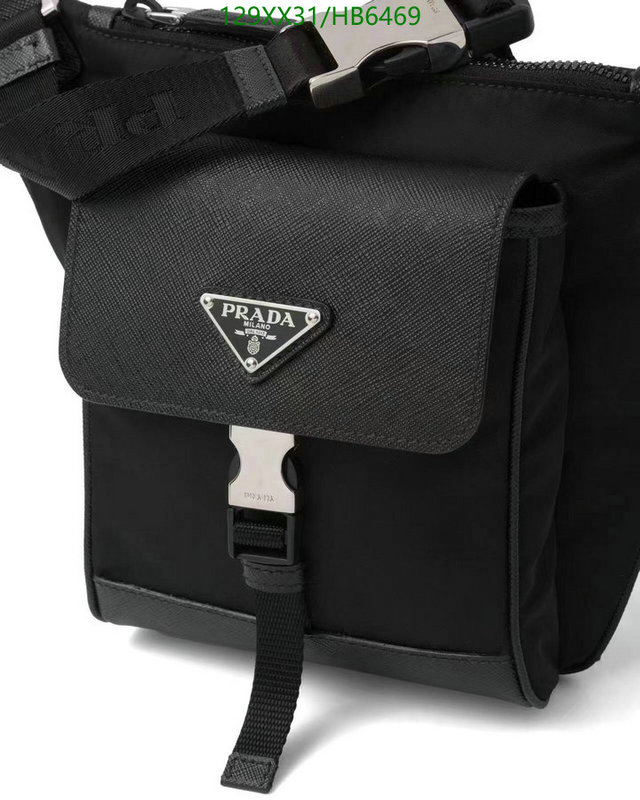 Prada Bag-(Mirror)-Handbag-,Code: HB6469,$: 129USD