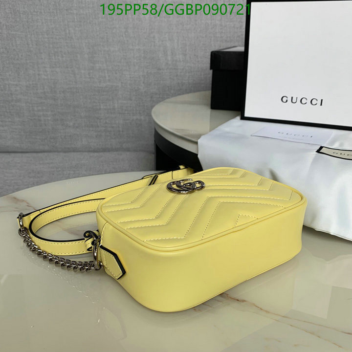 Gucci Bag-(Mirror)-Marmont,Code: GGBP090721,$:195USD