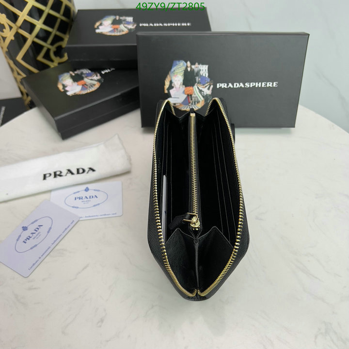 Prada Bag-(4A)-Wallet-,Code: ZT2805,$: 49USD