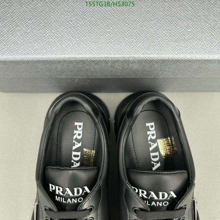 Men shoes-Prada, Code: HS3075,$: 155USD