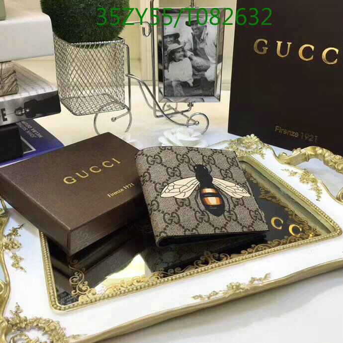 Gucci Bag-(4A)-Wallet-,Code: T082632,$:35USD