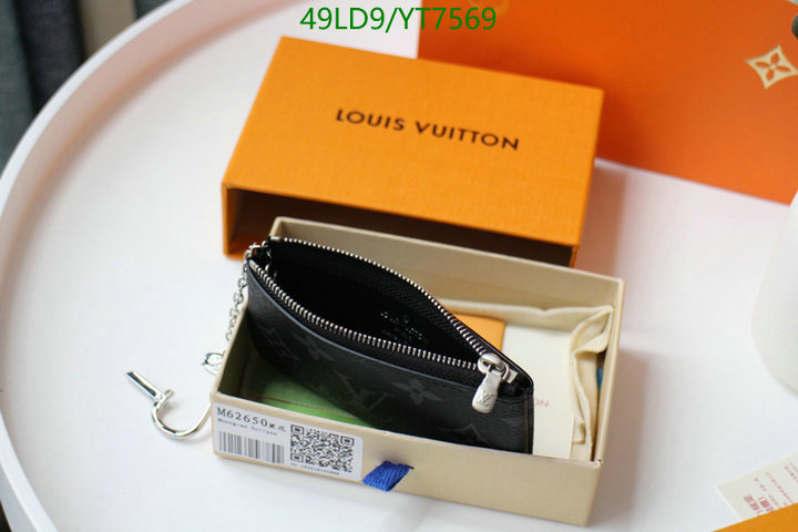 LV Bags-(Mirror)-Wallet-,Code: YT7569,$: 49USD