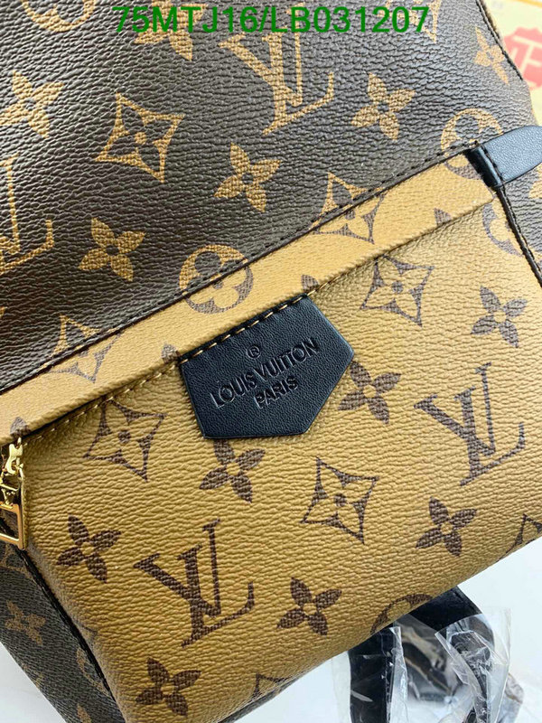 LV Bags-(4A)-Backpack-,Code: LB031207,$: 75USD