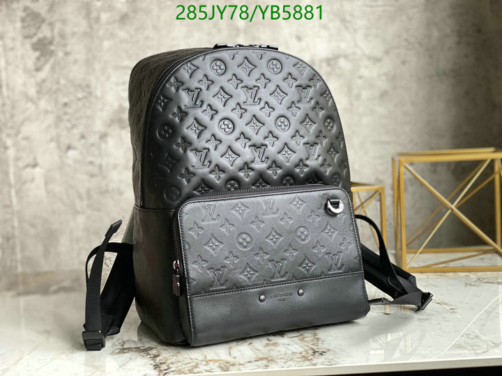 LV Bags-(Mirror)-Backpack-,Code: YB5881,$: 285USD