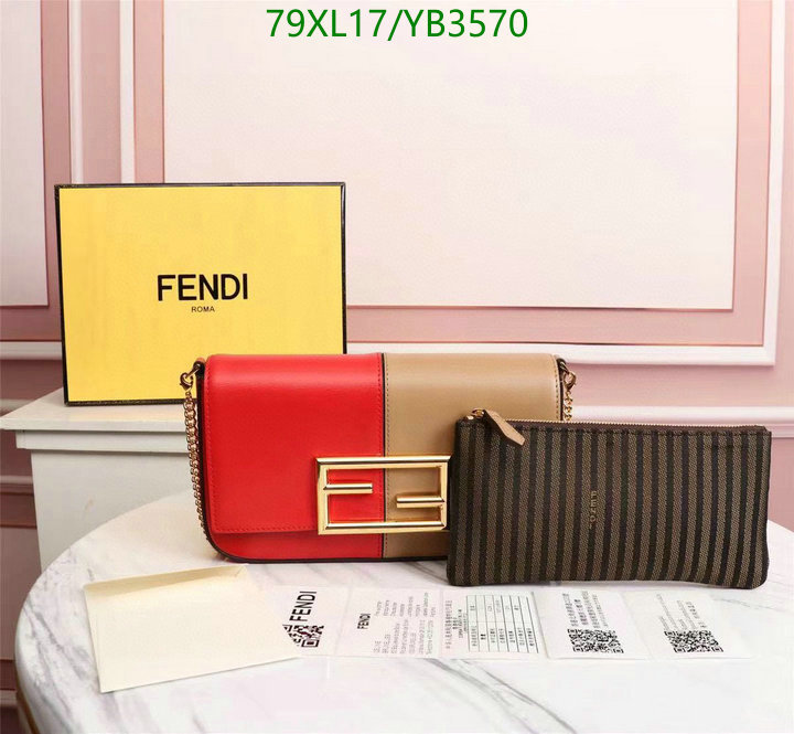 Fendi Bag-(4A)-Baguette-,Code: YB3570,$: 79USD
