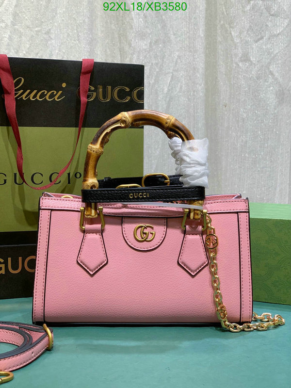 Gucci Bag-(4A)-Diana-Bamboo-,Code: XB3580,$: 92USD