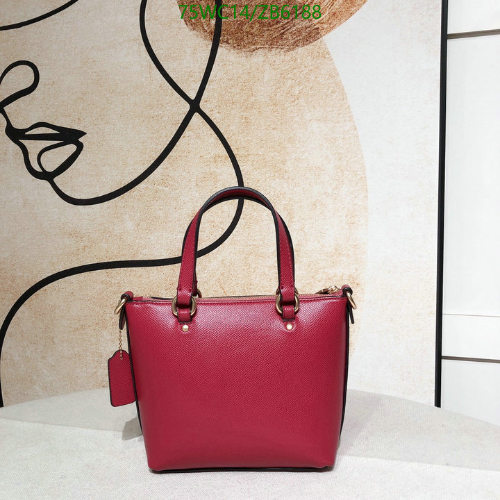 Coach Bag-(4A)-Handbag-,Code: ZB6188,$: 75USD