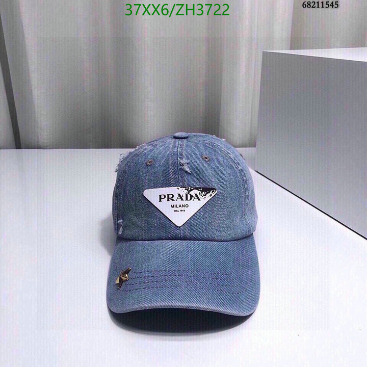 Cap -(Hat)-Prada, Code: ZH3722,$: 37USD