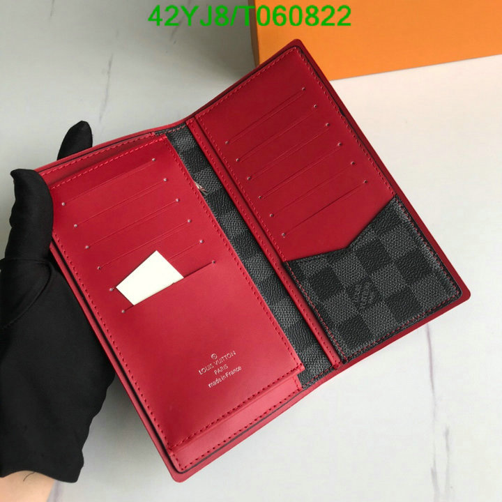 LV Bags-(4A)-Wallet-,Code: T060822,$: 42USD