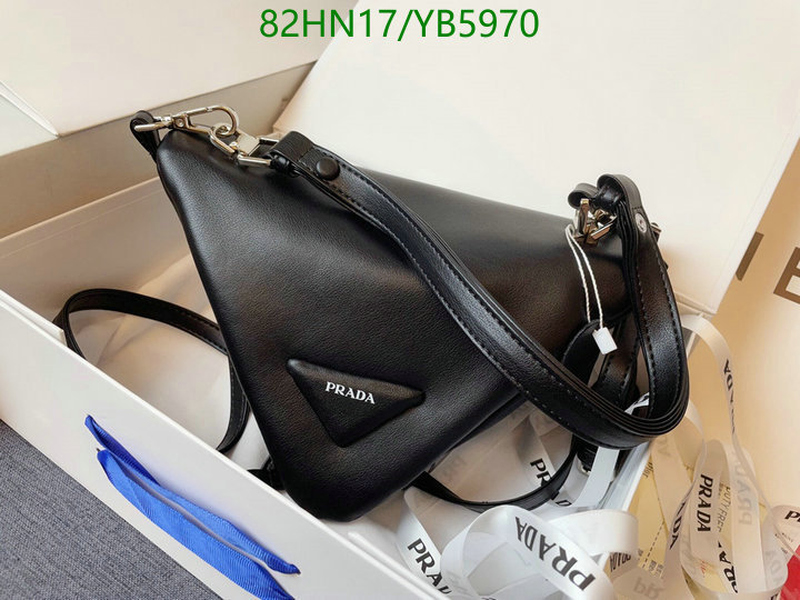 Prada Bag-(4A)-Triangle-,Code: YB5970,$: 82USD