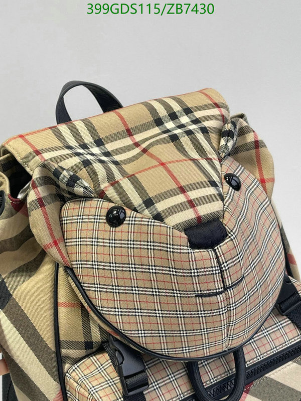 Burberry Bag-(Mirror)-Backpack-,Code: ZB7430,$: 399USD