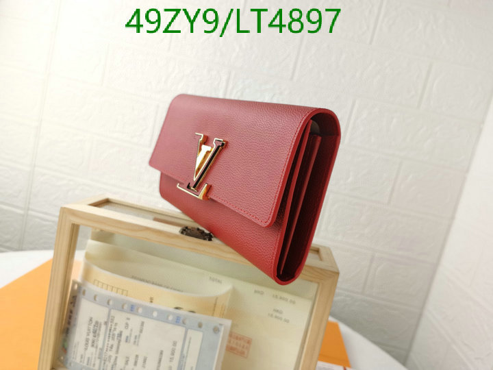 LV Bags-(4A)-Wallet-,Code: LT4897,$: 49USD