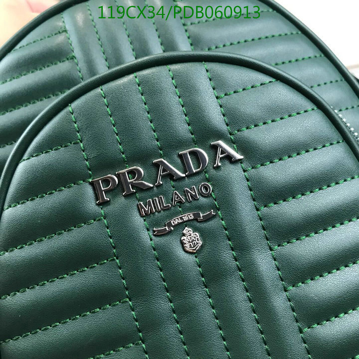 Prada Bag-(4A)-Backpack-,Code: PDB060913,$:119USD