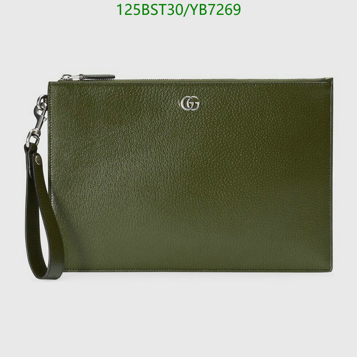 Gucci Bag-(Mirror)-Clutch-,Code: YB7269,$: 125USD