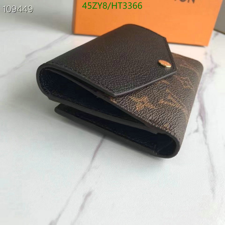 LV Bags-(4A)-Wallet-,Code: HT3366,$: 45USD