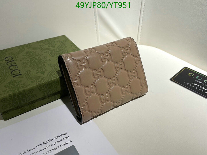 Gucci Bag-(4A)-Wallet-,Code: YT951,$: 49USD