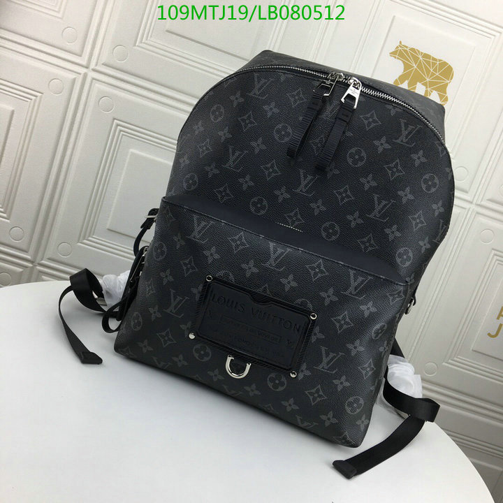 LV Bags-(4A)-Backpack-,Code: LB080512,$: 109USD