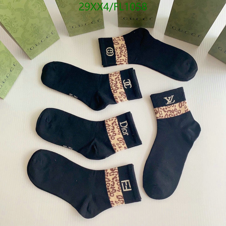 Sock-Gucci, Code: FL1058,$: 29USD