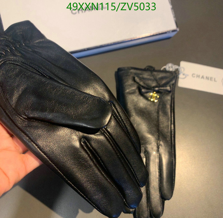 Gloves-Chanel, Code: ZV5033,$: 49USD