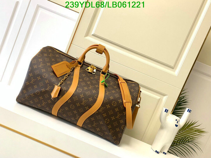 LV Bags-(Mirror)-Keepall BandouliRe 45-50-,Code:LB061221,$: 239USD