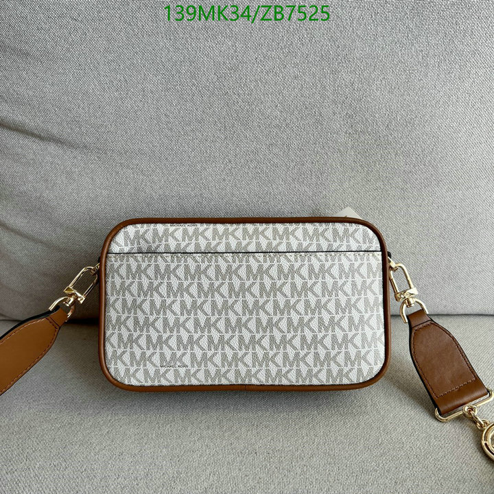 Michael Kors Bag-(Mirror)-Diagonal-,Code: ZB7525,$: 139USD