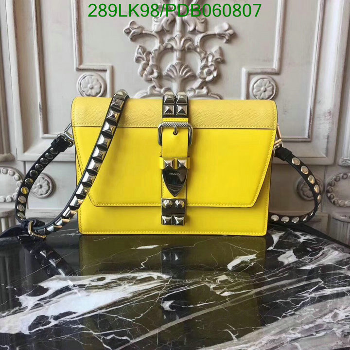 Prada Bag-(Mirror)-Diagonal-,Code: PDB060807,$: 289USD