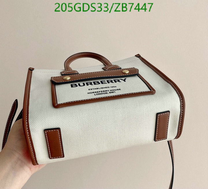 Burberry Bag-(Mirror)-Handbag-,Code: ZB7447,$: 205USD