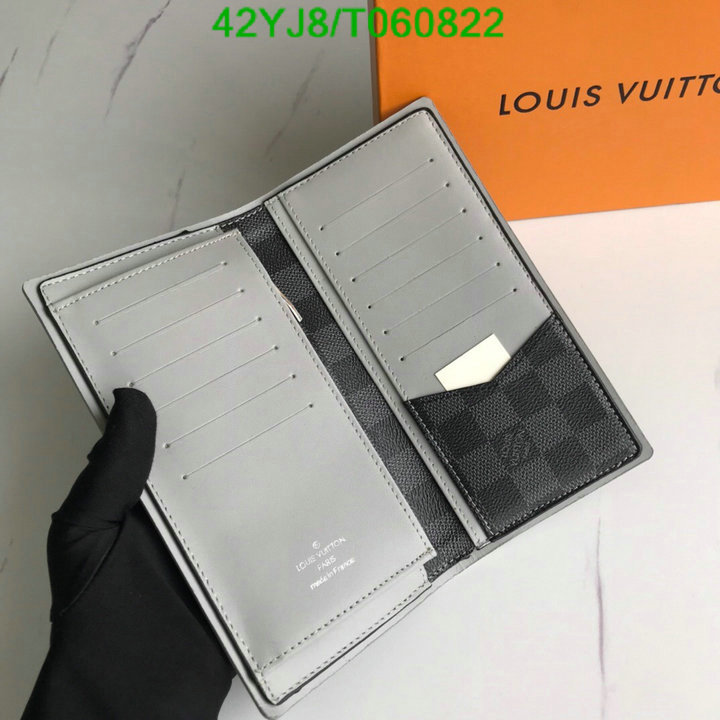 LV Bags-(4A)-Wallet-,Code: T060822,$: 42USD