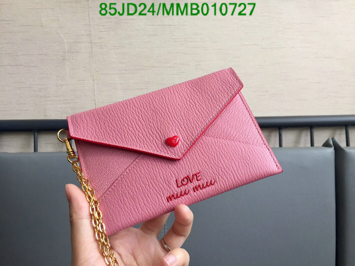 Miu Miu Bag-(Mirror)-Wallet-,Code: MMB010727,$: 85USD