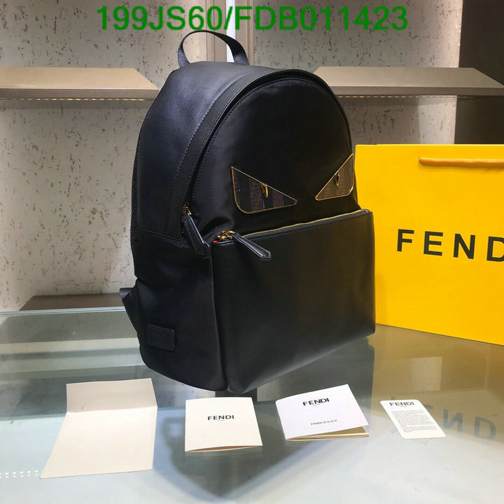Fendi Bag-(Mirror)-Backpack-,Code: FDB011423,$: 199USD