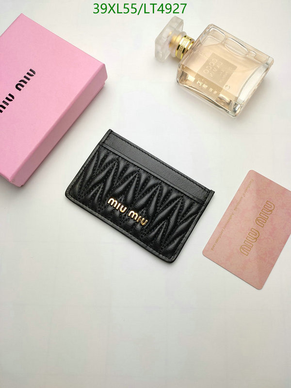 Miu Miu Bag-(4A)-Wallet-,Code: LT4927,$: 39USD