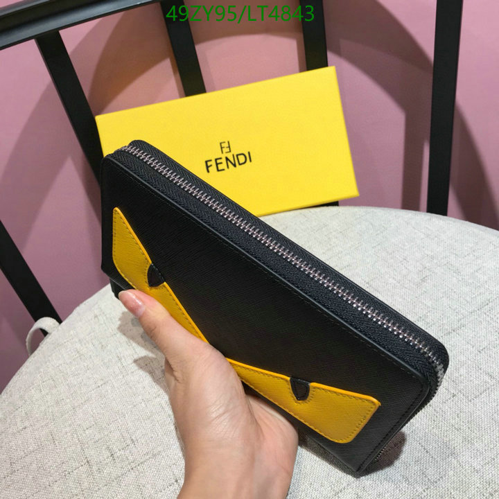 Fendi Bag-(4A)-Wallet-,Code: LT4843,$: 49USD