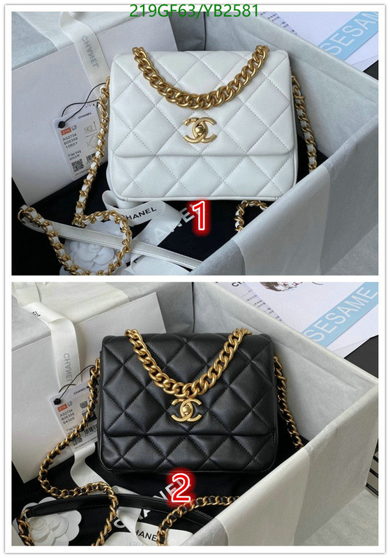 Chanel Bags -(Mirror)-Diagonal-,Code: YB2581,$: 219USD