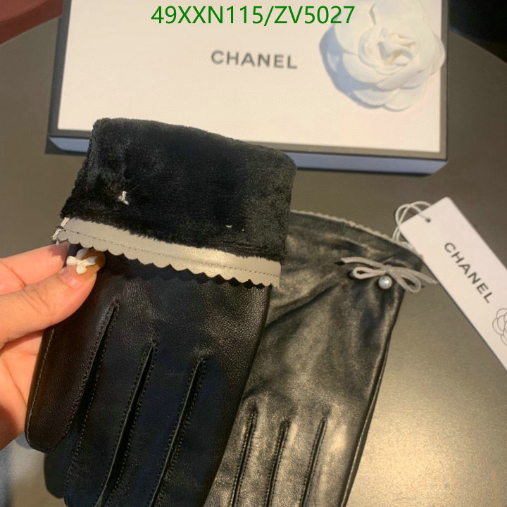 Gloves-Chanel, Code: ZV5027,$: 49USD