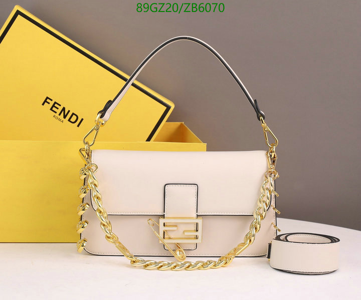 Fendi Bag-(4A)-Baguette-,Code: ZB6070,$: 89USD