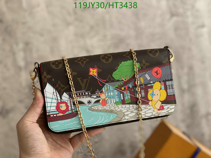 LV Bags-(Mirror)-Wallet-,Code: HT3438,$: 119USD