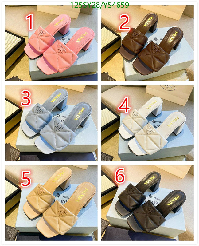 Women Shoes-Prada, Code: YS4659,$: 125USD