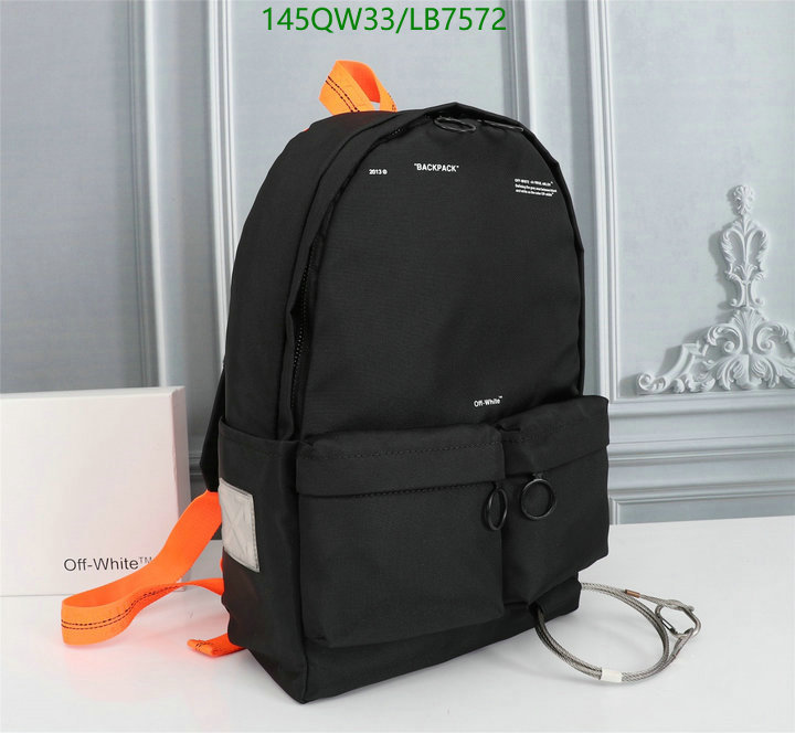 Off-White Bag-(Mirror)-Backpack-,Code: LB7572,$: 145USD