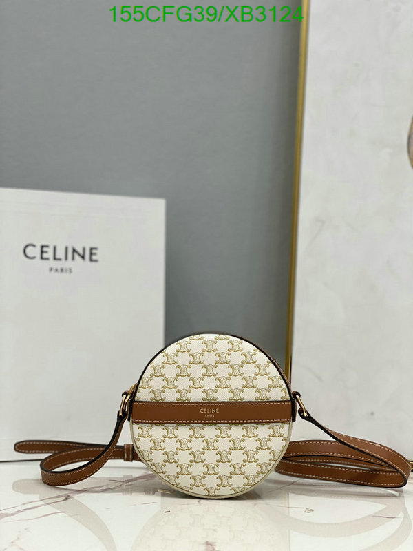 Celine Bag-(Mirror)-Diagonal-,Code: XB3124,$: 155USD